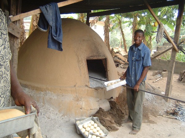 Baking Bread in the Village